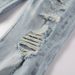 Men's Clothing American Retro Hole Men's High Street Diamond Jeans Men's Stretch Hole Jeans 6808_mkmklike.com