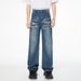 High Street Hip-Hop Straight Casual Pants Versatile American Washed Cat Whiskers Hanging Wide Leg Jeans_mkmklike.com