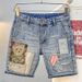 Men's Slim Fit Denim Shorts Mid-Length Casual Five Point Pants Thin American Style Plus Size Summer Shorts_mkmklike.com