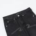 Trendy Fashionable Versatile New Leopard Print Lightning Patch Leather Denim Pants For Men_mkmklike.com