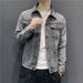 Men's Denim And Autumn, New Cool Clothes, Trendy Men's Korean Version Of Spring Clothing, Thin Jacket For Men_mkmklike.com