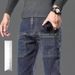 2025 New Design Men's Jeans Multi-functional Stretch Straight Leg Pants Fashion Denim Outdoor Casual Wear Four Seasons_mkmklike.com