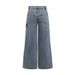 New 2025 Women's Fashion Blue Bow Baggy Y2k Cargo Jeans Harajuku Oversize Denim Pants For Women Mid Waist Casual Female Trousers_mkmklike.com