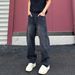 Men's Trendy Retro Style Curved Jeans High Street Cool And Stylish Cleanfit Straight Leg Flared Trousers_mkmklike.com