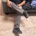 Men's Clothing Menswear Trendy Retro Washed Denim Jeans, Loose Casual Heavyweight Jeans_mkmklike.com