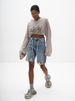 Women's Clothing New Straight Denim Shorts For Women Spring And Summer New Loose Slim Straight Design Ripped Pants_mkmklike.com