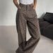 Leopard Print Denim Jeans Loose Fit Straight Leg Casual Wide Leg Pants For Spring Autumn_mkmklike.com