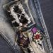 Trendy Brand Embroidered Jeans Men's Slim-fitting Straight Elastic Retro Embroidered Hole Patch Personalized Spring And Summer Trendy Men's Pants_mkmklike.com