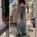 Vintage-Inspired Heavyweight Rhinestone Patchwork Jeans For Women – Star Studded & High-Waisted Wide-Leg Pants (S-XL)_mkmklike.com