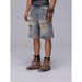 Men's Clothing Ripped Denim Shorts Summer Street Style High Street Five Point Pants Over The Knee Six Point Pants_mkmklike.com