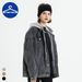 Men's Clothing Denim Jacket Men's Fashion Brand Spring And Autumn Men's Hooded Loose Workwear Style Jacket Tops Coat Women_mkmklike.com