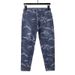 Large Size Men's Spring And Summer New Camouflage Jeans Men's Trendy Brand Multi-functional Drawstring Waist Small Straight Jeans Men_mkmklike.com