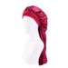 Hot Sale Women's Fashion Bonnet Long Edition Silk Smooth Colored Ding Elastic Comfortable Personalized Casual Sleeping Hat_mkmklike.com
