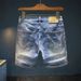 Men's Clothing Summer Trend American Retro Casual Shorts Distressed Straight Thin Shorts Men_mkmklike.com