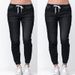 Cross-border Wish Loose Plus-size Elastic Waist Jeans Tapered Lantern Pants For Women_mkmklike.com