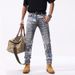 Men's Clothing Ink Splashed Jeans Fashionable Splatter Paint Ripped Skinny Jeans High Street Fashion Slim Fit Stretch Denim Pants For Casual & Riding_mkmklike.com