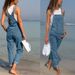 Women's Clothing Denim Skirt Overalls Slimming Suspenders Skirt Jumpsuit_mkmklike.com