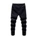 Winter New Velvet Jeans Men's Thickened American Straight Trousers Men's Warm Pure Black Casual Business Pants Men_mkmklike.com