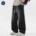 Men's Clothing High Street Distressed Wide Leg Jeans | Vintage Washed Loose Straight Casual Streetwear Trousers (Multiple Colors & Sizes)_mkmklike.com