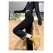 Women's Straight-leg Jeans Autumn And Winter 2024, New Style For Petite Figures, High-waisted Slim-fit Cropped Cigarette_mkmklike.com