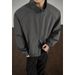 Cleanfit Deconstructed Stand-up Collar Bomber For Men, American Style Short Baseball With A Structured Shoulder_mkmklike.com