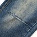 Men's Clothing Distressed Washed American Cut Wide Leg Cleanfit Flared Jeans Heavy Wash_mkmklike.com