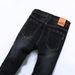 Men's Straight Leg Slim Fit Jeans Mid Waist Stretch Business Pants Autumn/Winter Plus Size Black Blue Zipper Fly Cotton_mkmklike.com