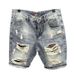 Men's Distressed Denim Shorts | Summer Lightweight Ripped Casual 5-Pocket Shorts | Trendy Streetwear & Instagram Style_mkmklike.com