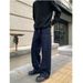 13oz Raw Selvedge Denim Jeans – A-Line Wide Leg Workwear Pants With Double-Knee Reinforcement (Unisex Heavyweight, Non-Stretch, Undyed Indigo)_mkmklike.com