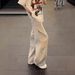 American Retro Ripped Jeans For Men, Spring High-waisted, Leg-lengthening Pants, Angled Cut, Casual Straight-leg, Curved_mkmklike.com