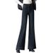 High-waisted Fleece-lined Warm Women's Jeans, Long Straight-leg Pants, 2025 New Model, Slightly Flared Pants For_mkmklike.com