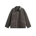 Eon Modish 2025 Spring New American Style Clean Fit Heavy Craft Simple Jacket Coat_mkmklike.com