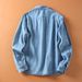 Denim Shirt For Men In Spring And Autumn, Retro Amis Style, Loose Denim Clothing_mkmklike.com