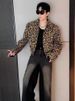 Loom European American High Street Style Retro Lapel Leopard Print For Men Women Spring And Autumn High-end Cool Short Padded_mkmklike.com