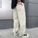 Men's Washed Denim Jeans - Relaxed Fit Straight Leg Casual Trousers For Urban Streetwear_mkmklike.com