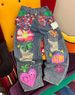 Women's Clothing Spring New Heavy Industry Beaded Ripped Jeans Women's High Waist Loose Straight Pants Cross-border Trendy Brand_mkmklike.com