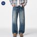 Nordmann Muqiu Clothing | 2025 Autumn New Ripped Patch Jeans Men's Vintage Stonewashed Textured Long Pants_mkmklike.com