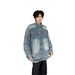 Pulse Pulse Style Side Stripe Denim For Men, Autumn Edition, Retro High-End Feel, European And American Trendy Brand, Striped Stand_mkmklike.com