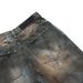 Unisex Vintage Wave-Print Jeans - Earth-Tone Washed Denim Pants With Handcrafted Distressing Heritage Wash Methods_mkmklike.com