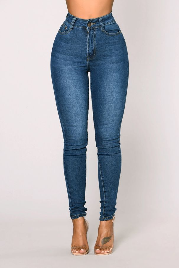 Women's Clothing High Waist Elastic Hip Lift Denim Pants_mkmklike.com
