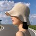 Hot Sale Japanese Travel Solid Bucket Hats New Women Wavy Edge Sunshade Casual Versatile Simple Breathable Fashion Braid_mkmklike.com
