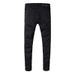Men's Clothing High Street Fashion Brand Fashion Black Ripped Jeans Men's Hot Diamond Elastic Slim Fit Skinny Pants Trend_mkmklike.com