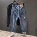 Men's Clothing Jeans Fashion Brand Slim Fit Retro Washed Embroidered Stretch Pants_mkmklike.com