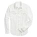 Men's Clothing Long Sleeved Ivory Washed Denim Shirt Button Decoration Pure Cotton Retro Slim Denim Shirts_mkmklike.com
