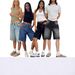 European Fit Mid-Rise Denim Bermuda Shorts – Non-Stretch Vintage Washed (Light Blue/Indigo/Charcoal, S-XXL)_mkmklike.com