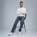Men's Clothing Men's Plus Size Casual Jeans Loose Straight Leg Long Pants Style For Spring And Autumn For Formal & Casual_mkmklike.com