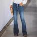 Vintage High-Waisted Flared Jeans For Women - Stretch Denim With Multiple Buttons & Washed Finish - Plus Size Available_mkmklike.com