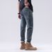 New Embossed Retro Jeans Men's Elastic Nostalgic American Jeans Men's Thin Loose Washed Fat Pants Men_mkmklike.com