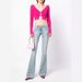 Women's Clothing Waist Jeans For Women Street Hotties Slim Fit Straight Flared Floor Length Trousers_mkmklike.com