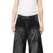 Men's Patchwork Loose-Fit Jeans – Distressed Washed Denim Pants (S-XL)Men's Clothing_mkmklike.com